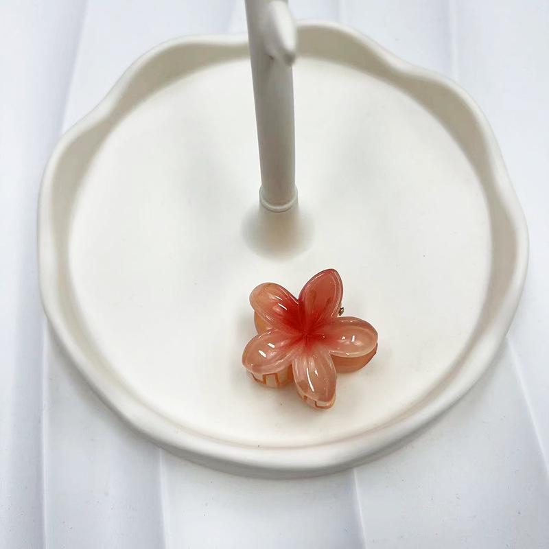 Европейский и американский Франжипани 4 см Модный зажим-краб для волос для пляжного отдыха