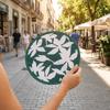 Japanese Style Portable Folding Fan Collapsible Flying Disc Fan Lightweight Cooling Fan  Travel