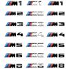 Для E46 E60 E64 F10 F20 F30 F06 F12 F13 E93 F80 F82 F87 M1 M2 M3 M4 M5 M6 M8 3D Наклейка на задний багажник Значок Логотип Автомобильная наклейка