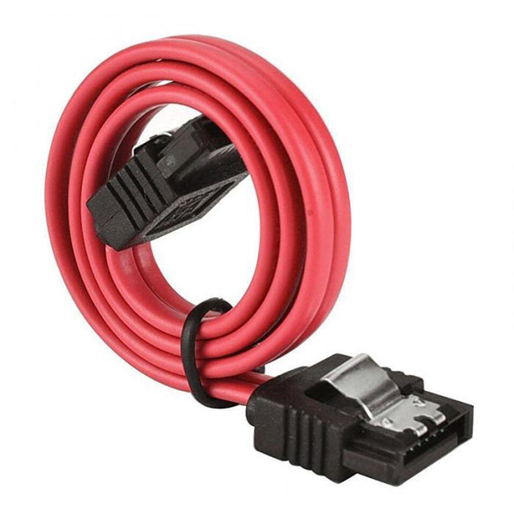 6.0 Gbps with Locking Data Cable Straight-Through Connector SATA  Connector Cable SSD Cable