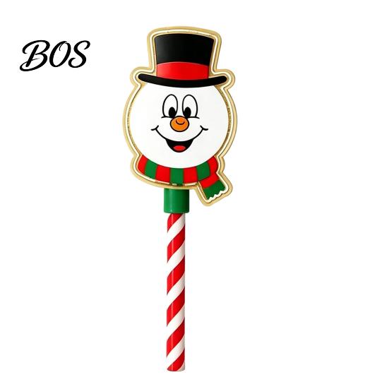 Snowflake Design Tap Wand Christmas Wand, Contactless Payment Credit Card Holder with Candy Stocking Filler Cane Handle, 3D Printed Holiday