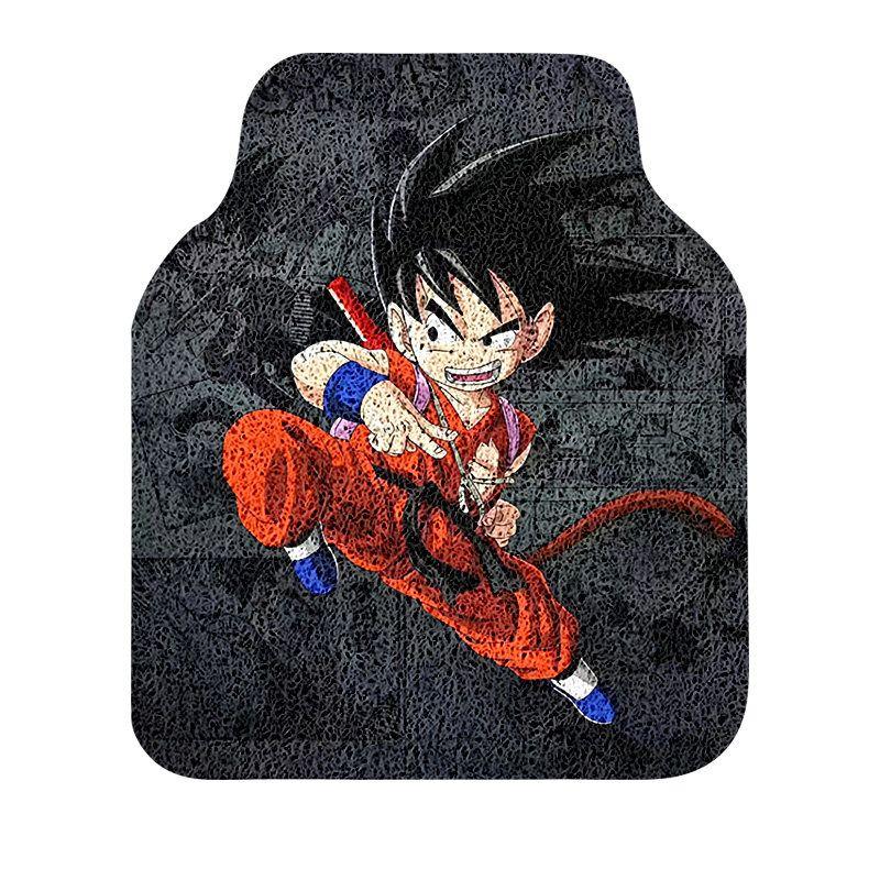 Cartoon Car Floor Mats, Universal Type for Driver and Passenger, Single-Piece Integrated Mat, Dirt-Resistant, Anti-Slip Car Mat, Upper Layer Carpet