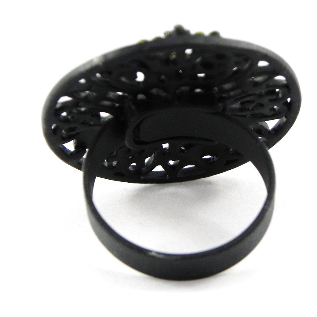 NOA [H8756] - Дизайнерское кольцо «Кармен» фиолетово-зеленый