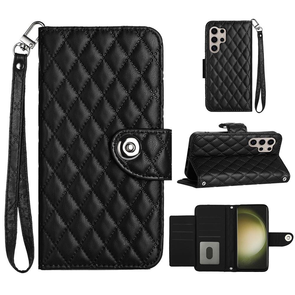 Multi 7 Card Crossbody Leather Wallet Case For Moto G87 G86 G77 G67 Power G66J G66Y G57 G56 G47 G37 G17 G06 Lanyard Flip Cover