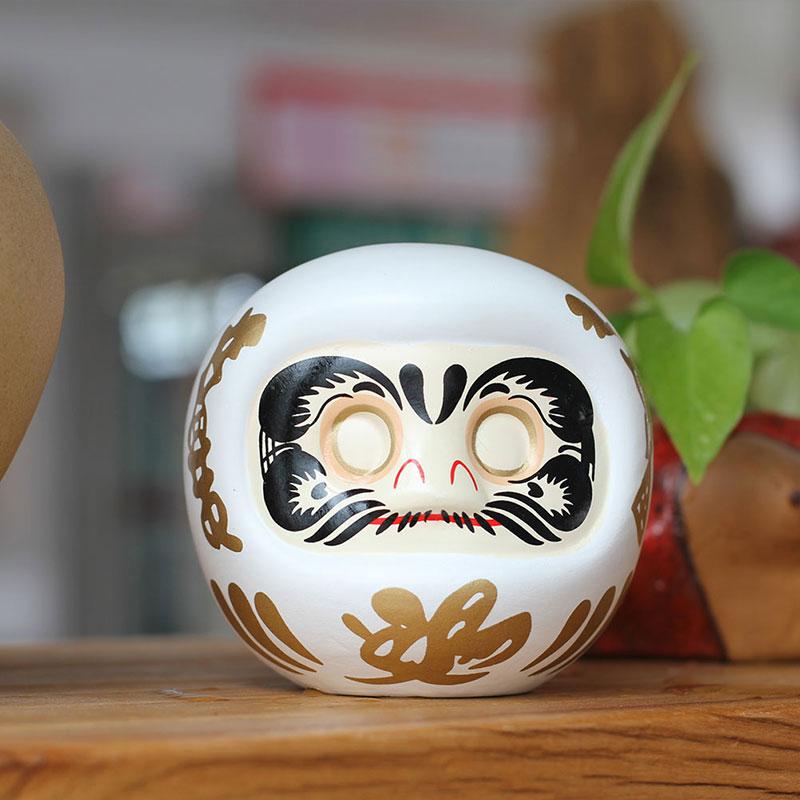 4-дюймовая японская керамическая кукла Дарума Lucky Cat Fortune орнамент денежная касса