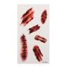 Zombie Cosplay Bruise Scab Scar Tattoo Sticker Bloody Makeup Body Art Scar Decals  Men Women