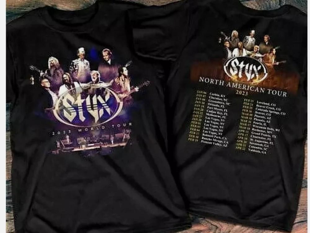 Styx Tour Concert T-Shirt, North American Tour 2025 Unisex T-Shirt