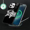 Metal Band D-Death Phone Case For iPhone17,16,15,14,13 Plus,Pro Max Magnetic For Magsafe Wireless Charging