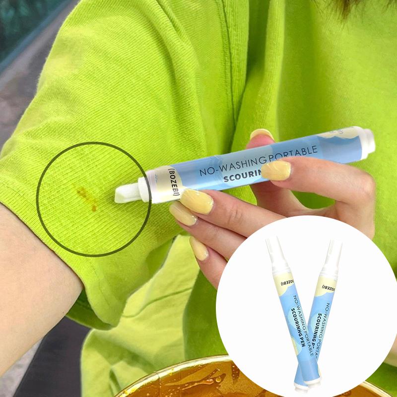 1/3/5Pcs 10Ml Instant Stain Cleaner Decontamination Pen Clothes Cleaning Brush Portable Travel-Friendly Works On Food Drink Spot