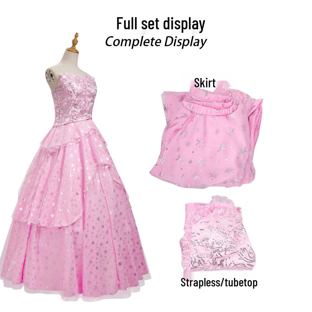 In-Stock Wicked Witch & Glinda Cosplay Costumes: Movie-Inspired Elphaba Outfit