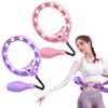 Smart Weighted Fitness Hoop with Counter Adults Weight Loss Fat Burning Waist Toning Fitness Circle Women Men Strengthening Waist Exercise Ring