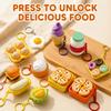 Cartoon Calming Keychain Keys Pizza Egg Foods Clicker Key Chain  Children Adults