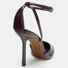 Luxury Patent Leather Ankle Strap Thin High Heels Women Sexy Pointed Toe Pumps Women Elegant Banquet Office Shoes for Ladies