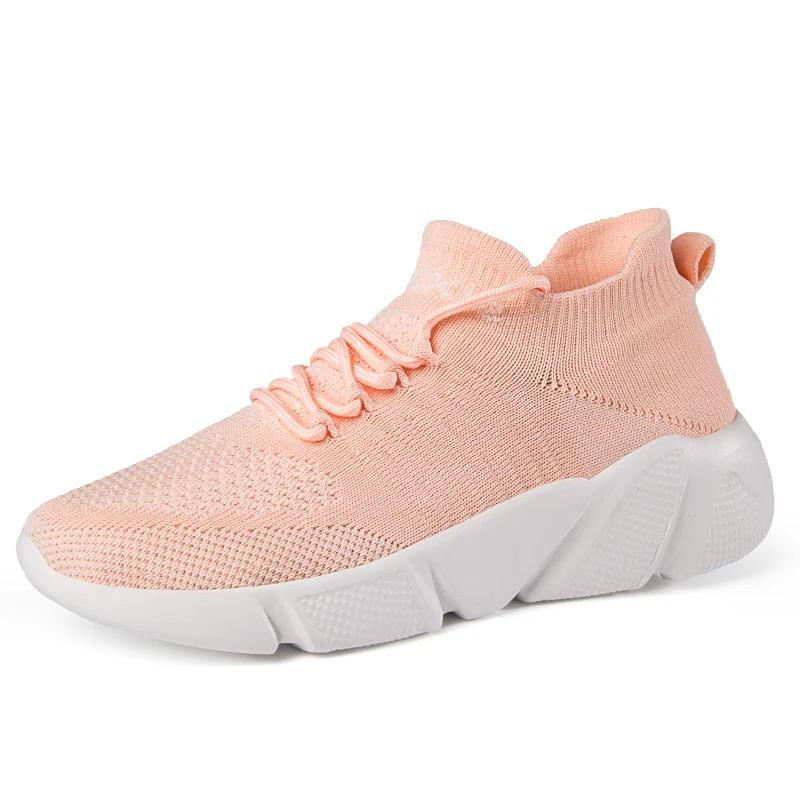 Мужские и женские дышащие сетчатые повседневные кроссовки Обувь для бега и фитнеса Легкая тренировочная обувь для пар Большой размер 47