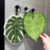 Мультяшное Листовое Полотенце для Рук Коралловый Бархат Тряпка для Уборки Новый Кухонный Платок Кухня