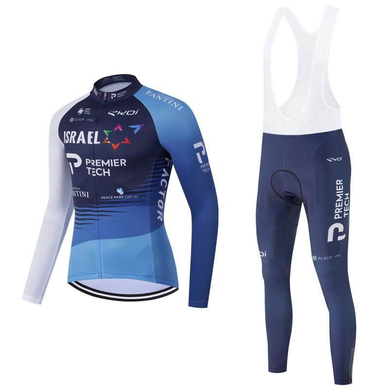Long Sleeve Cycling Jersey Set Breathable Quick Dry Mountain Road Bike Team Riding