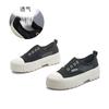 2025 summer new fisherman shoes women's versatile casual single shoes women's platform mesh white shoes women's breathable women's shoes tide