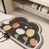 Впитывающий коврик из диатомовой грязи, бытовой коврик для пола у двери в ванную комнату, нескользящий коврик для ванной комнаты, мягкий диатомитовый коврик для ног для ванной комнаты, быстросохнущий