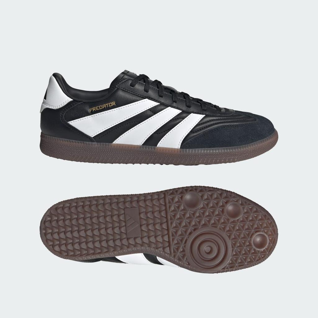 adidas Predator Freestyle IN ID3833 Unisex Performance Sports Shoes Core Black / Cloud White / Gold Metallic