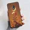 Bumper Silicone Case For Motorola Moto G4 Play Black Case Trendy Dragon King Printed Pattern Protective Shockproof Soft Cover