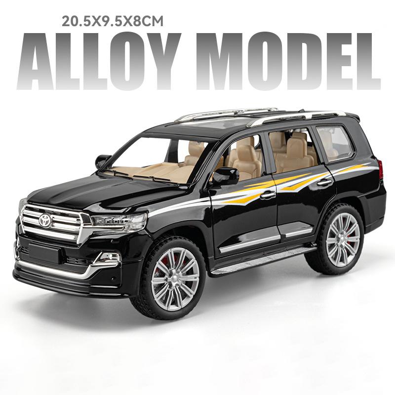 1:24 Toyota Land Cruiser LC80 FJ LC250 Tacoma Tundra Внедорожник SUV Металлический Литой Модель Автомобиля Домашние Модные Украшения Коллекция