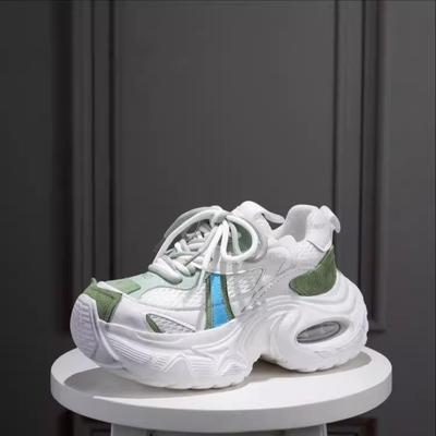 Платформенные кроссовки для папы женские летние с небольшой прибавкой роста повседневные спортивные женские туфли