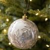6pcs/set WillowLeaf Design Ball Ornaments Hanging Ball Decoration  Christmas Party