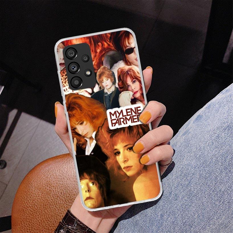 Mylene Farmer Phone Case For Samsung Galaxy A52 A32 A22 A12 A51 A31 A50S A30S A20S A10S Note 20 Ultra 10 Plus S10 A72 A71 Galaxy