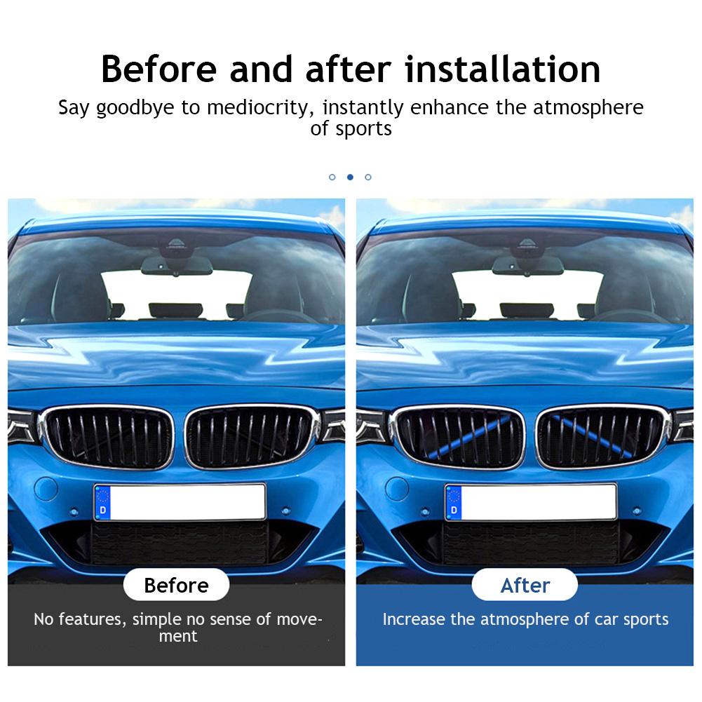 Накладка на переднюю решетку автомобиля для BMW F30 F31 F32 F33 F36 F20 F21 F22 F23 F07 F10 X3 X4 G20 G28 G30 M спортивный стиль