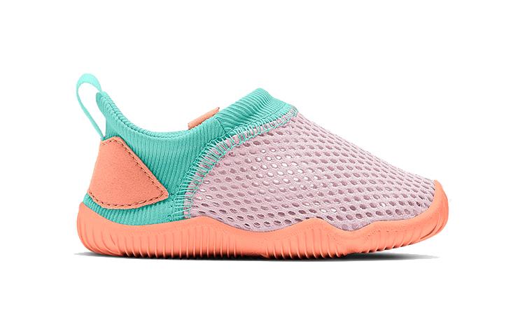 Nike Носок 360 Аква Нескользящий Амортизирующий Износостойкий Низкий Детская Обувь Фиолетовый Зеленый Младенец И Малыш 943759-500