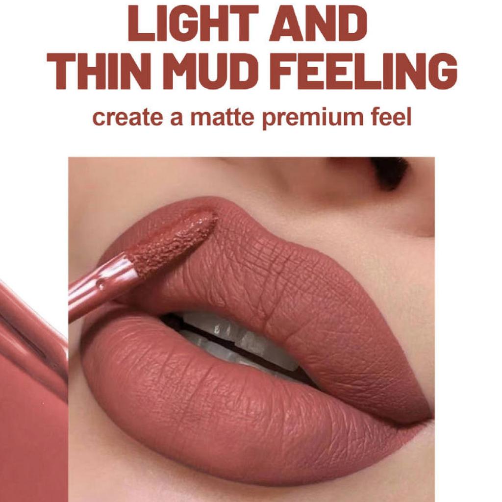 Набор из 3-х антипригарных блесков для губ. Бархатная помада, водостойкий невыцветающий блеск для губ, антипригарный, с чистым цветом.