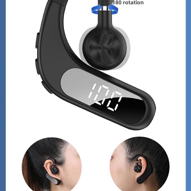 Новые наушники Bluetooth с воздушной проводимостью, одно вращение уха, с зарядным отсеком, без ушного подвесного внешнего звука, большая мощность