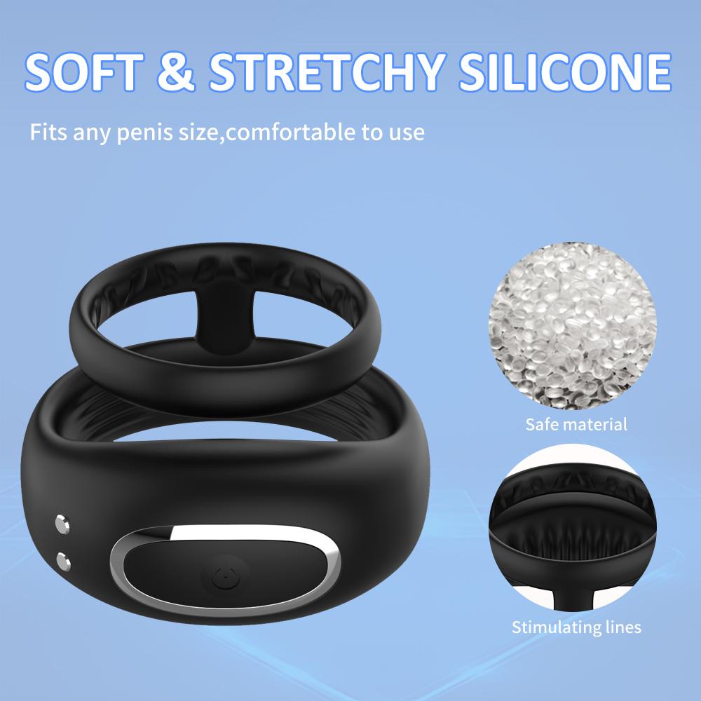 Беспроводной Пульт Управления Кольцо для Пениса Вибратор Управление через Приложение Мужской Мастурбатор Задержка Эякуляции Кольцо для Пениса Взрослые Секс-Игрушки для Мужчин 18+