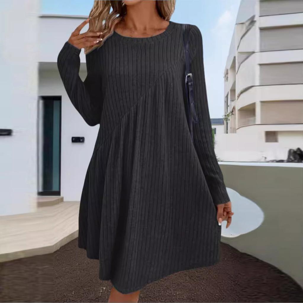 Женские осенне-зимние модные сексуальные платья с тонкой талией и длинными рукавами для свиданий