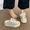 [Armano] Thick-soled Bag Head Half Slippers Women's Summer Wear 2025 New Mesh Breathable Little White Board Shoes