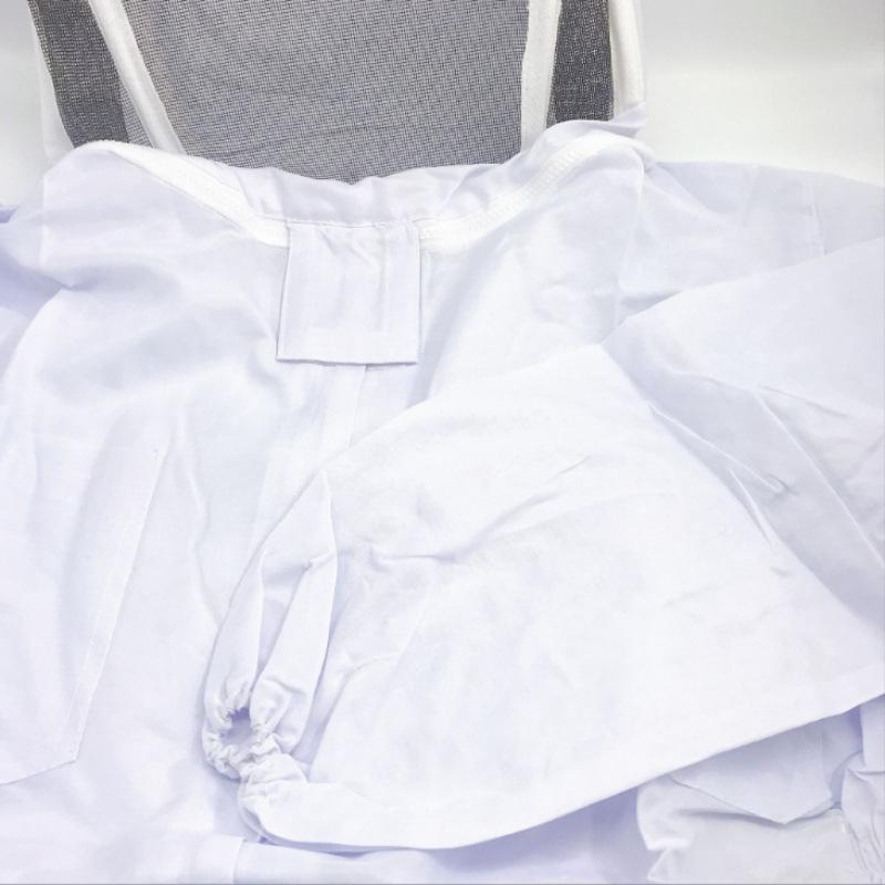 Утепленный цельный хлопковый костюм пчеловода с просторным капюшоном для защиты от укусов