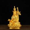 1PCS 3-inch Alloy Manjusri Four Armed Lotus Master White Green Tara Diamond Buddha Home Desktop Decoration