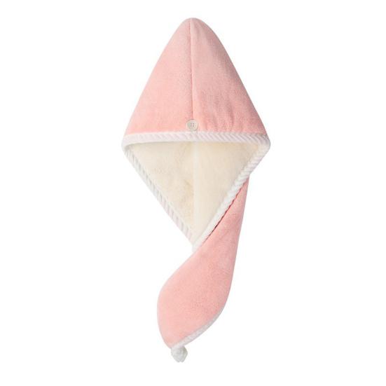 Шапочка для душа, быстросохнущая, с высоким водопоглощением, мягкая, двухслойная, впитывающая сухие волосы, обертывание для душа, полотенце, принадлежности для ванной комнаты