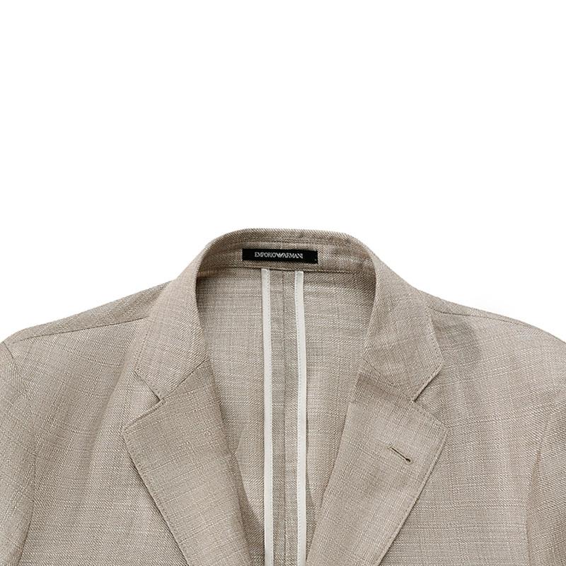 EMPORIO ARMANI SS25 Business Suit Coat Men's Beige Umber EM000069-TE14084-O1003