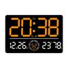Digital Wall Clock Home Decor Large Display Humidity Display 12/24 LED Alarm