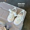 2025 Дизайнерские Милые Туфли для Девочек-Цветочниц для Весенней Прогулки Противоскользящие Повседневные Туфли Сладкие Универсальные Кроссовки на Толстой Подошве для Детей Zapatillas Niña