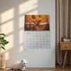 Highland Cow Calendar 2026 Scottish Cow Wall Calendar Hanging Monthly Planner Animal Calendar for Farmhouse Home Wall Decor
