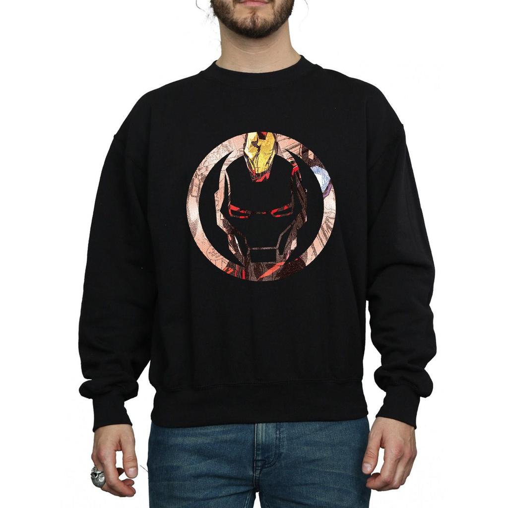 Iron Man Mens Montage Sweatshirt