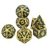 Metal DND Dice 7pcs DND Polyhedral Dice Set for DND Role Playing Game Board Game Accessories