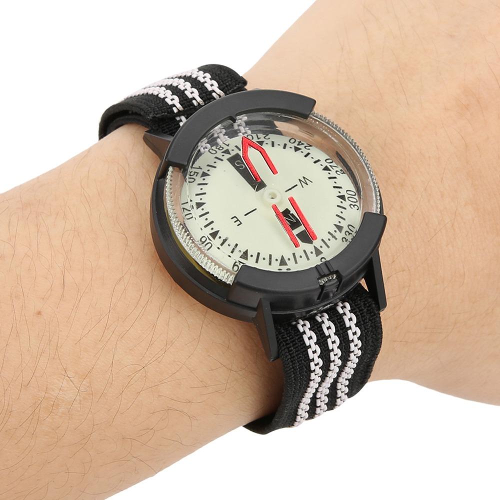 Pressure Resistant Waterproof Compass Wrist Strap Type Navigation Compass Dive Compass  Hiking