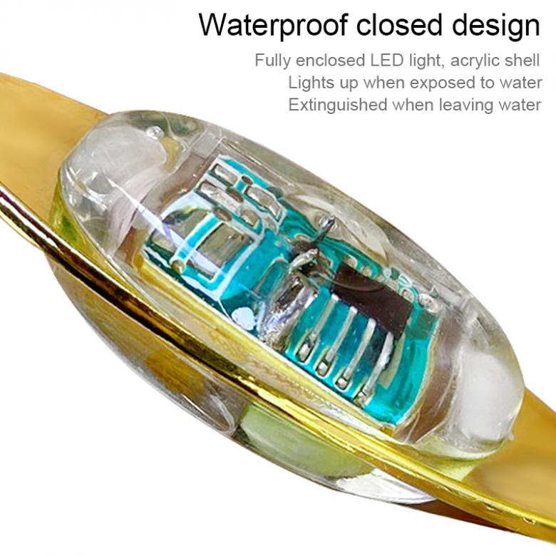 Светодиодный светильник для рыболовной приманки, глубокая подводная форма глаза, светящаяся приманка для рыбалки, привлекающая лампа