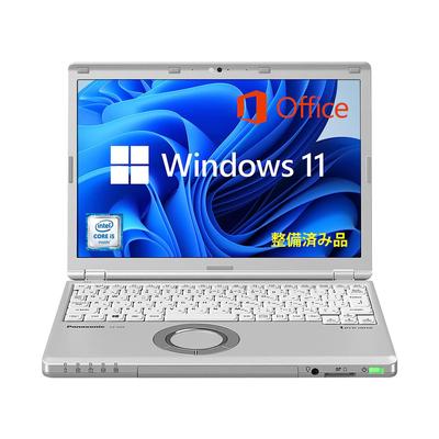 Восстановленный ноутбук Panasonic Note с Windows 11 Office 7-го поколения Core i5 8 ГБ 256 ГБ и беспроводной ультралегкий Let's CF-SZ6 Pro, 2019,