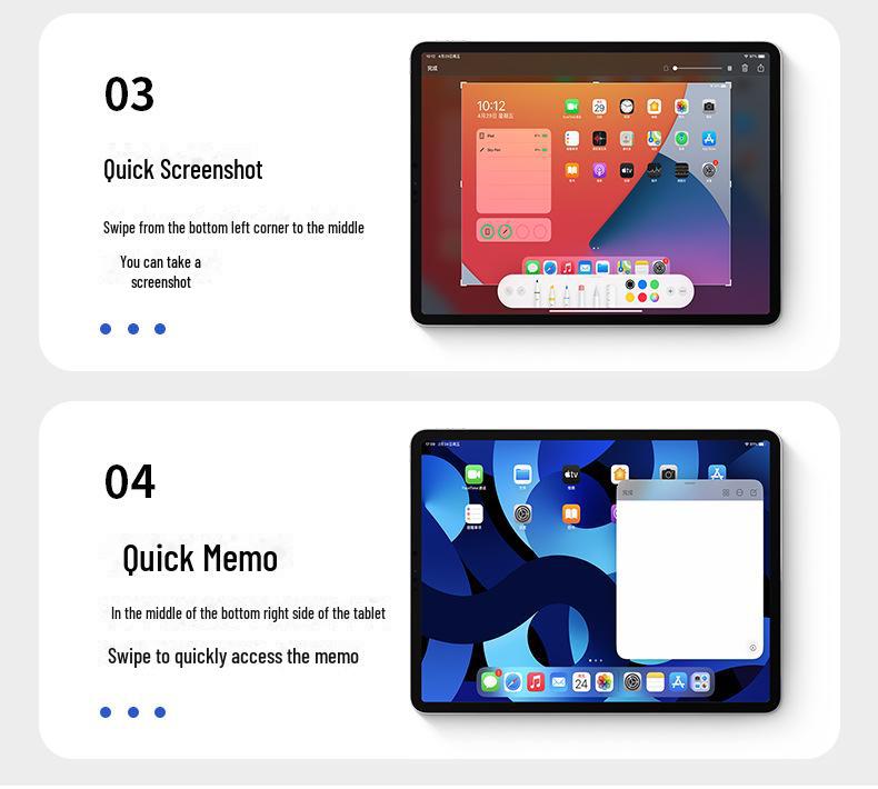 Магнитный заряжаемый емкостный стилус для сенсорных экранов iPad — предотвращает случайное прикосновение