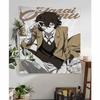 OOsamu Dazai АНИМЕ Аниме Гобелен Хиппи Цветочные Настенные Ковры Декор для Общежития Дешевые Хиппи Настенное Украшение