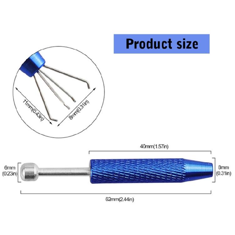 Инструмент для захвата 4 лапками, проникающие захваты, нержавеющая сталь, 4 зубца, инструмент для захвата ювелира, захваты для микросхем, электроники